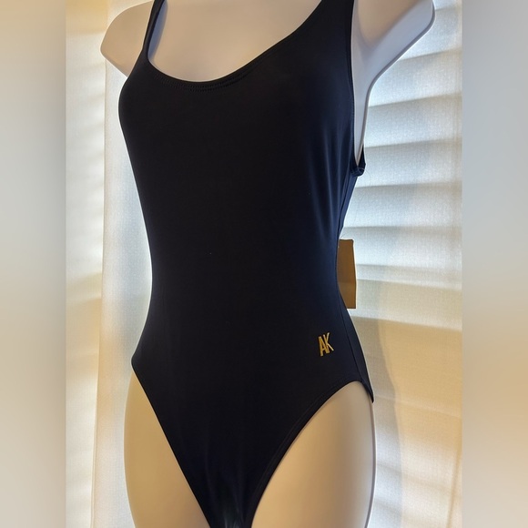 Anne Klein Navy One-Piece Swimsuit - Picture 1 of 4